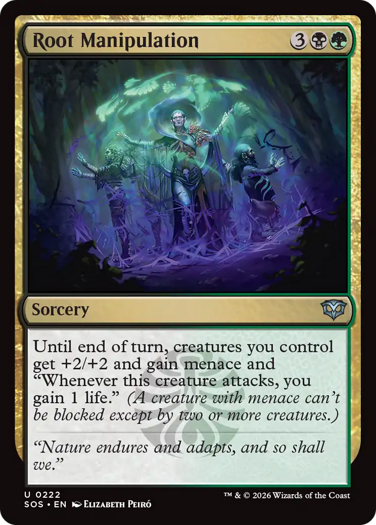 Root Manipulation - Uncommon Sorcery card from Secrets of Strixhaven