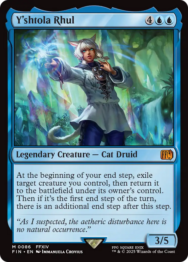Y'shtola Rhul - Mythic Legendary Creature — Cat Druid card from Final Fantasy