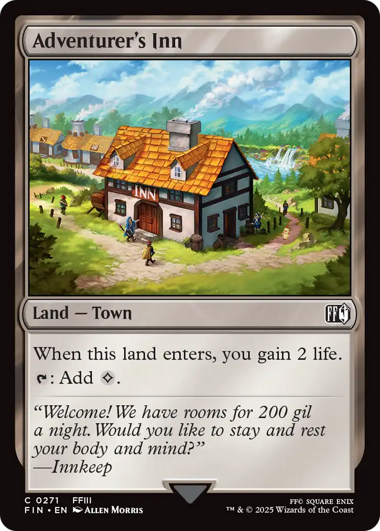 Adventurer's Inn - Common Land — Town card from Final Fantasy