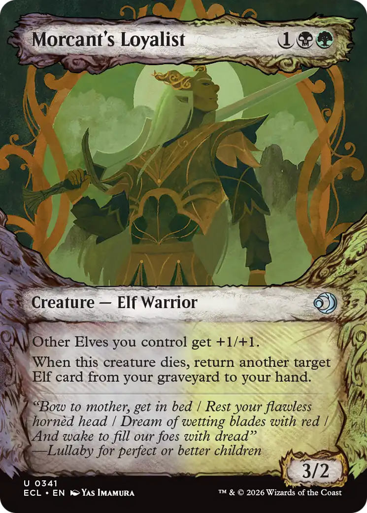 Morcant's Loyalist - Uncommon Creature — Elf Warrior card from Lorwyn Eclipsed