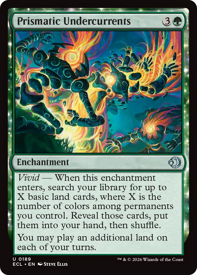 Prismatic Undercurrents - Uncommon Enchantment card from Lorwyn Eclipsed