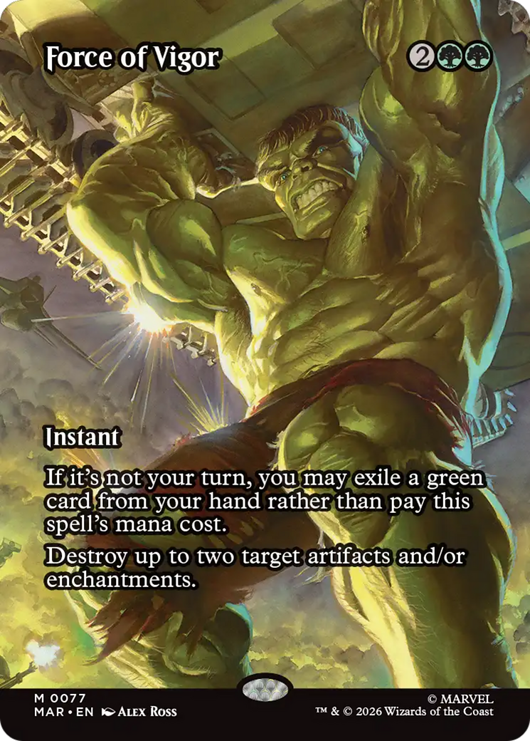 Force of Vigor - Mythic Instant card from Marvel Universe
