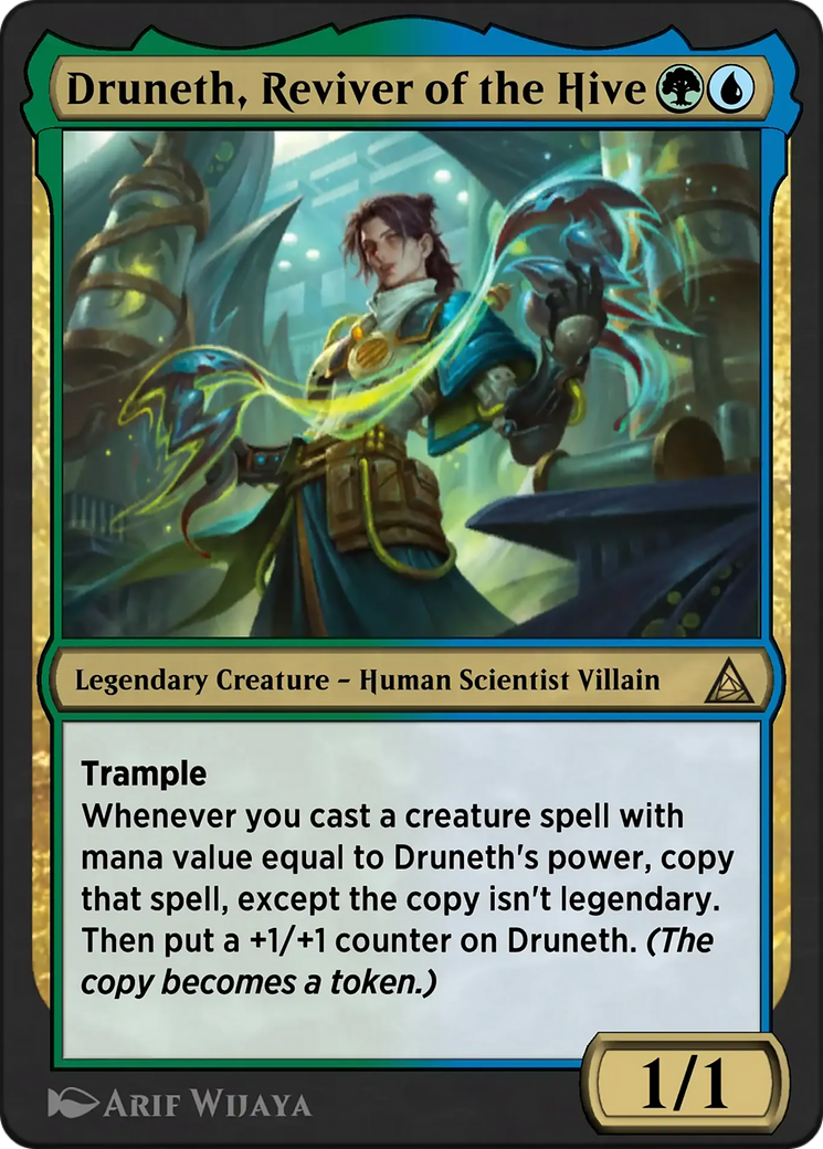 Jackal, Genius Geneticist - Rare Legendary Creature — Human Scientist Villain card from Through the Omenpaths