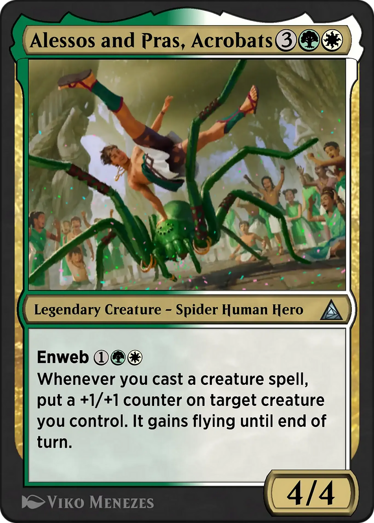 Spider-Man India - Uncommon Legendary Creature — Spider Human Hero card from Through the Omenpaths