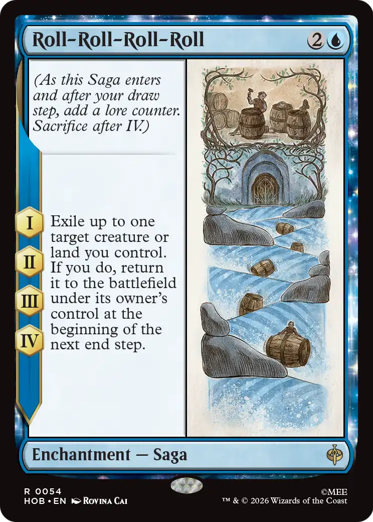 Roll-Roll-Roll-Roll - Rare Enchantment — Saga card from The Hobbit