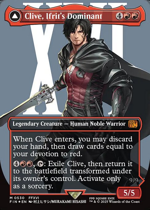 Clive, Ifrit's Dominant // Ifrit, Warden of Inferno
