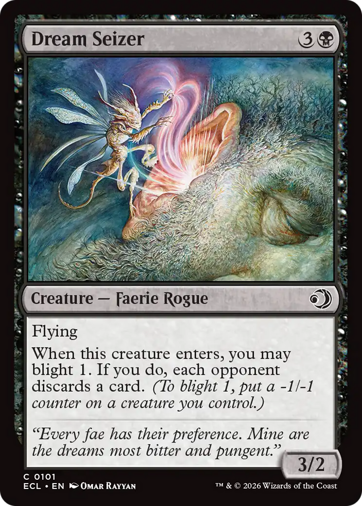 Dream Seizer - Common Creature — Faerie Rogue card from Lorwyn Eclipsed