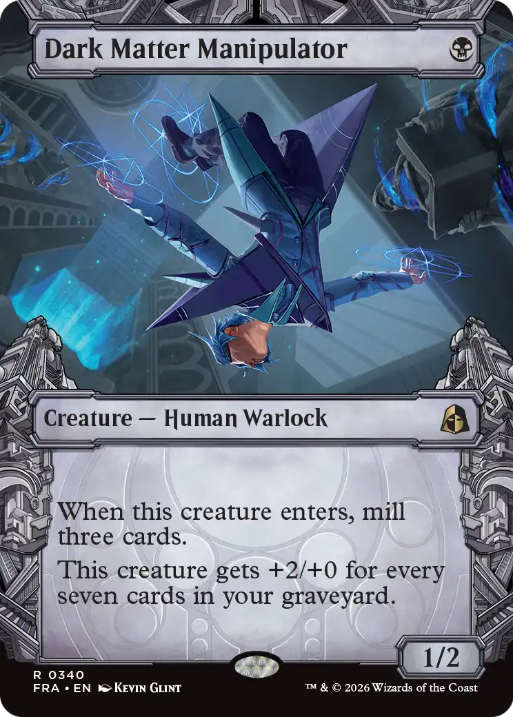 Dark Matter Manipulator - Rare Creature — Human Warlock card from Reality Fracture
