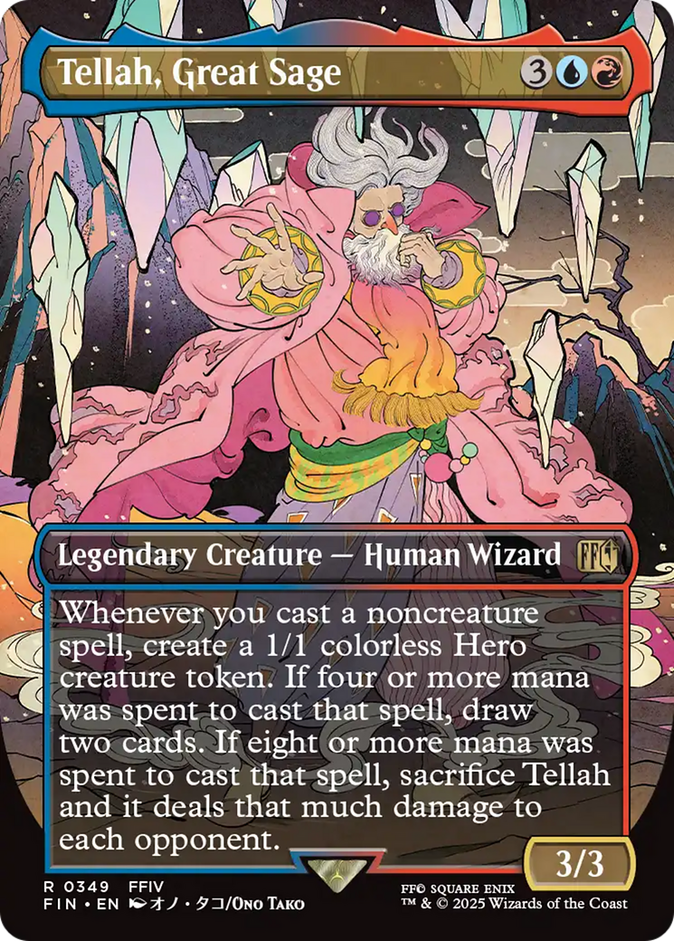 Tellah, Great Sage - Rare Legendary Creature — Human Wizard card from Final Fantasy