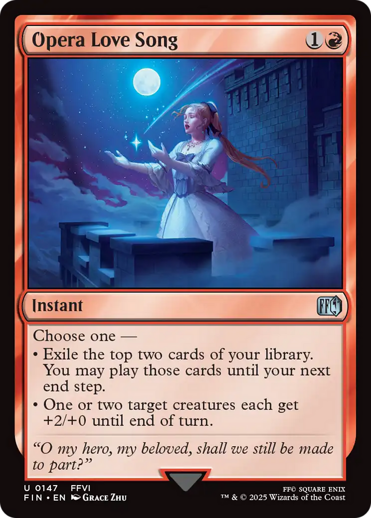 Opera Love Song - Uncommon Instant card from Final Fantasy