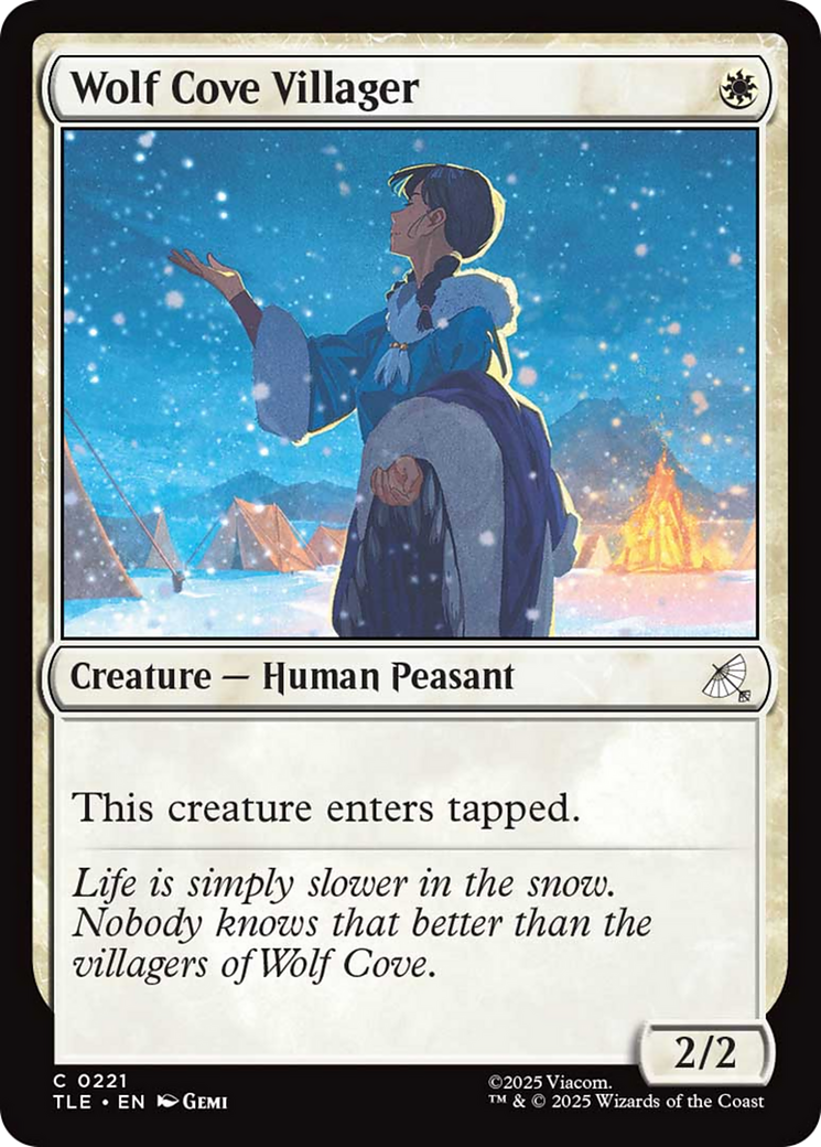 Wolf Cove Villager - Common Creature — Human Peasant card from Avatar: The Last Airbender Eternal