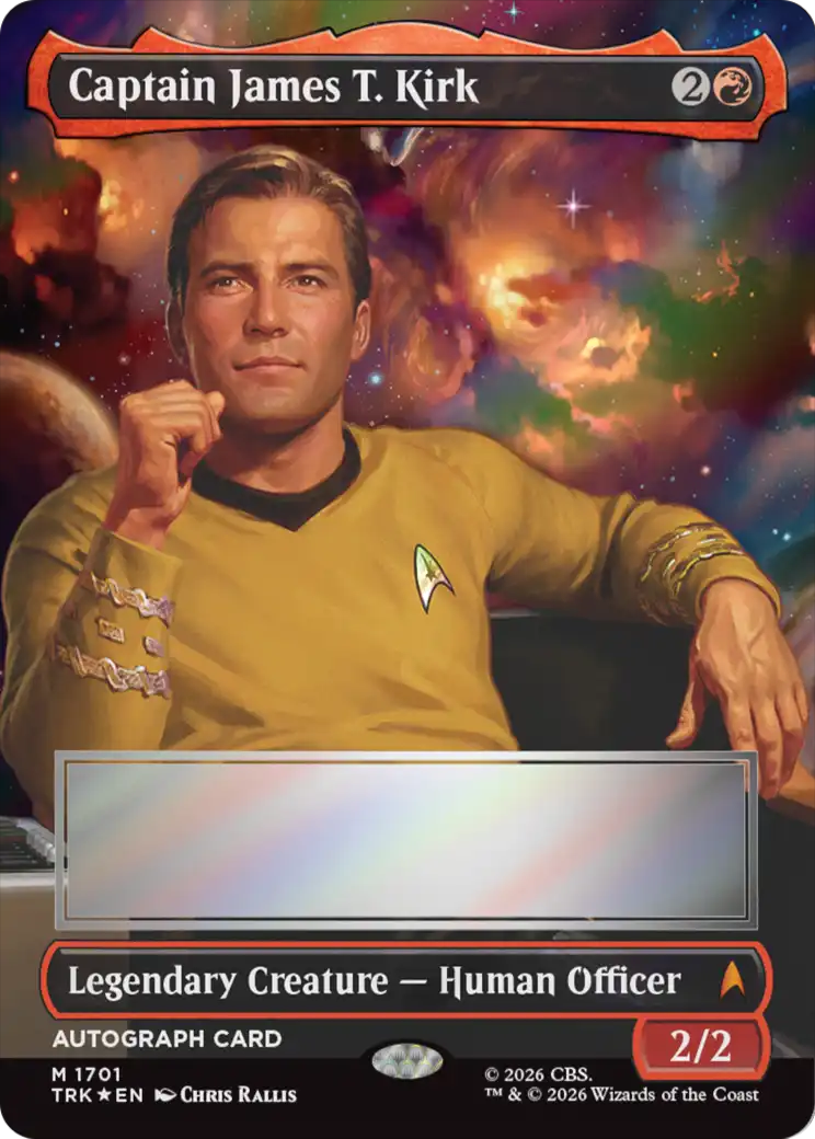 Captain James T. Kirk - Mythic Legendary Creature — Human Officer card from Star Trek