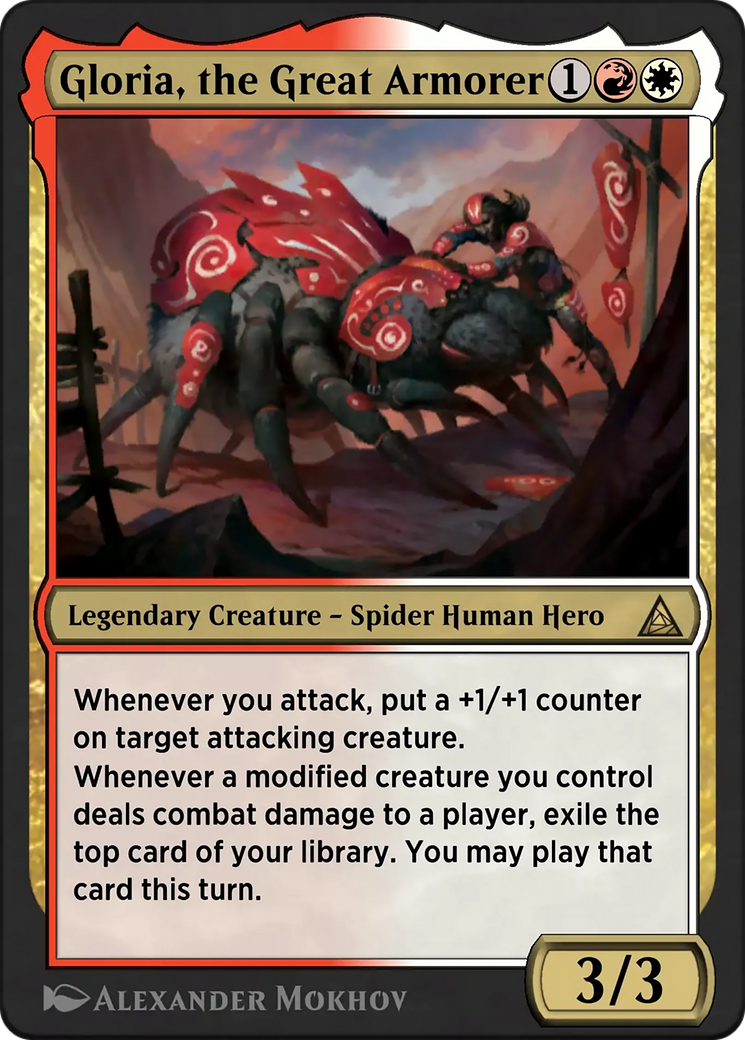 Araña, Heart of the Spider - Rare Legendary Creature — Spider Human Hero card from Through the Omenpaths