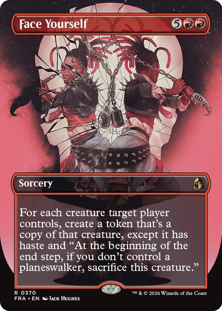 Face Yourself - Rare Sorcery card from Reality Fracture