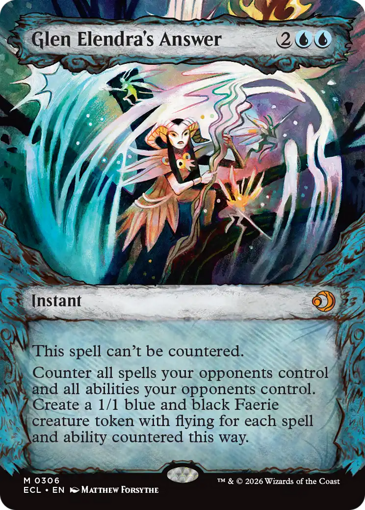 Glen Elendra's Answer - Mythic Instant card from Lorwyn Eclipsed