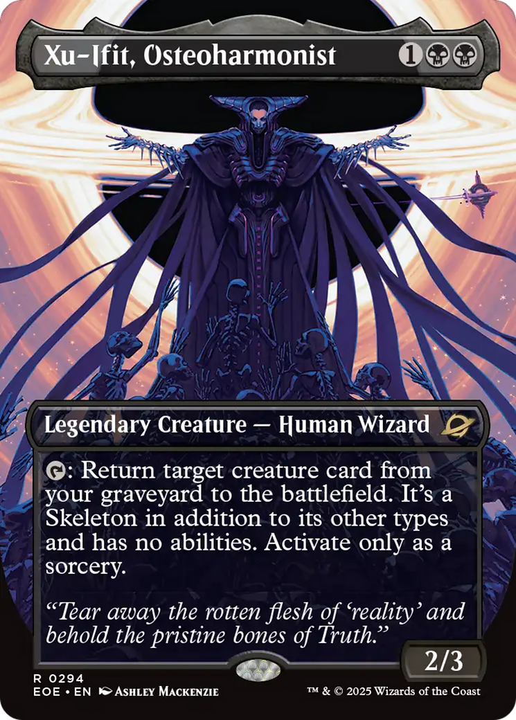 Xu-Ifit, Osteoharmonist - Rare Legendary Creature — Human Wizard card from Edge of Eternities