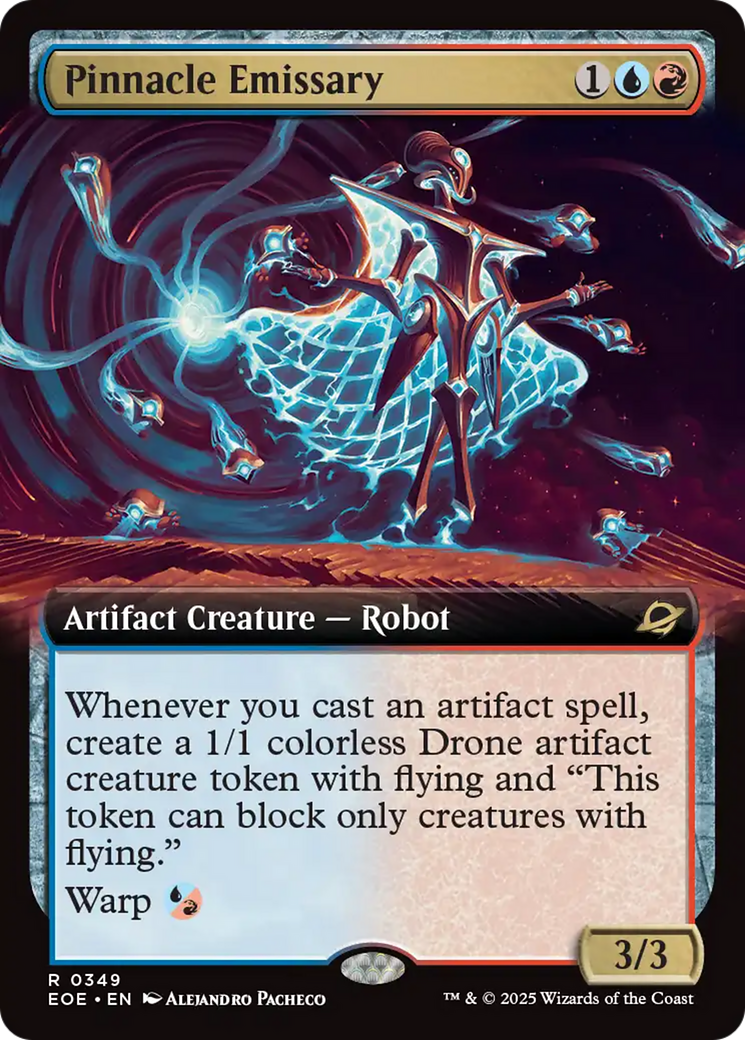 Pinnacle Emissary - Rare Artifact Creature — Robot card from Edge of Eternities