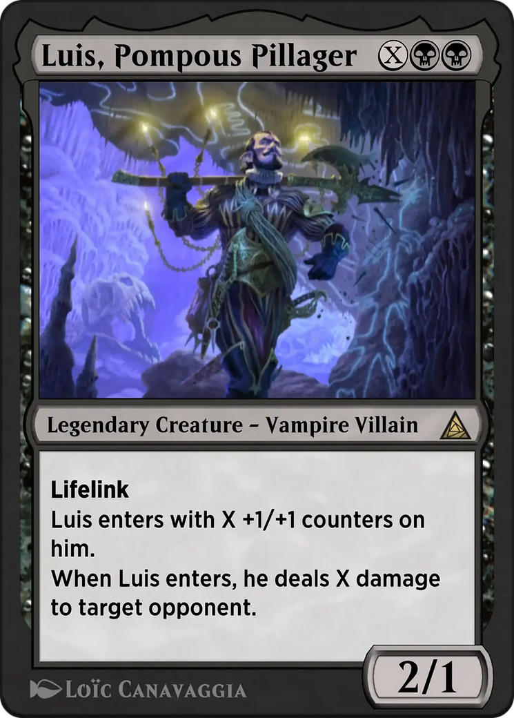 Morlun, Devourer of Spiders - Rare Legendary Creature — Vampire Villain card from Through the Omenpaths