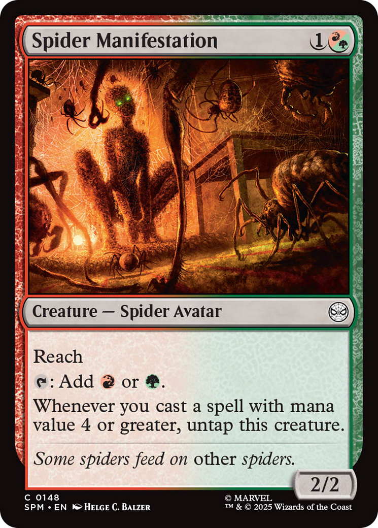 Spider Manifestation - Common Creature — Spider Avatar card from Marvel's Spider-Man