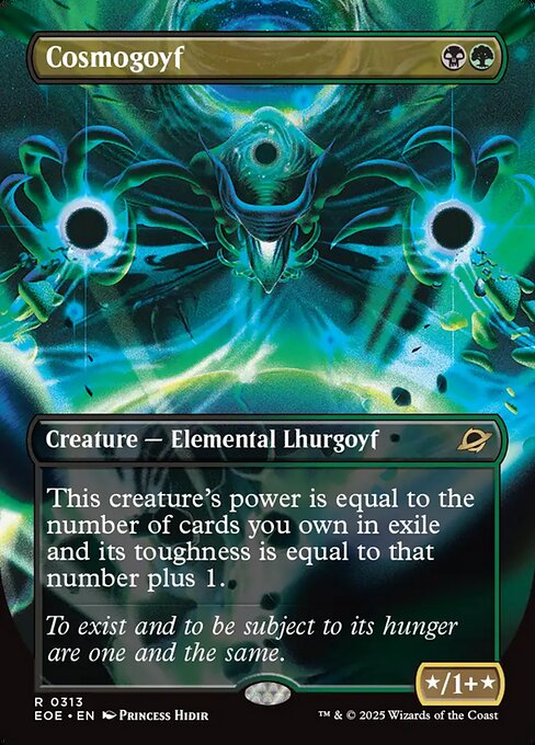 Cosmogoyf - Rare card from Edge of Eternities