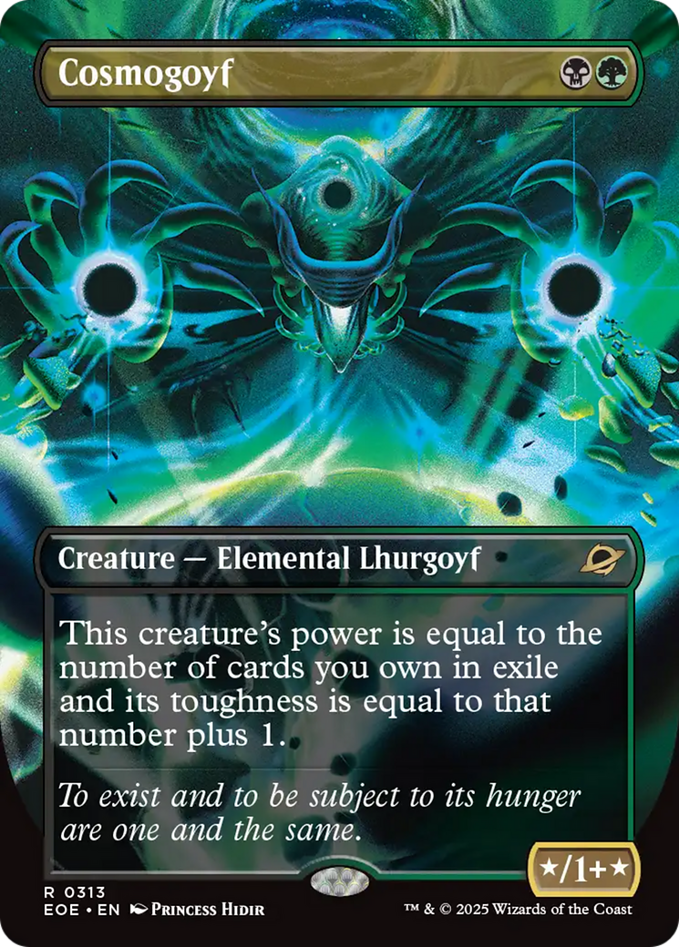 Cosmogoyf - Rare Creature — Elemental Lhurgoyf card from Edge of Eternities
