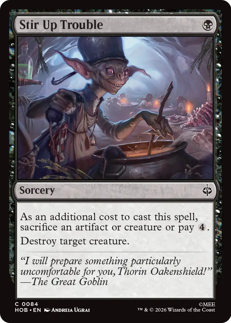Stir Up Trouble - Common Sorcery card from The Hobbit