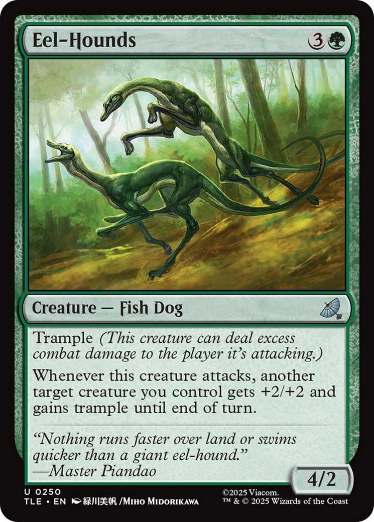 Eel-Hounds - Uncommon Creature — Fish Dog card from Avatar: The Last Airbender Eternal