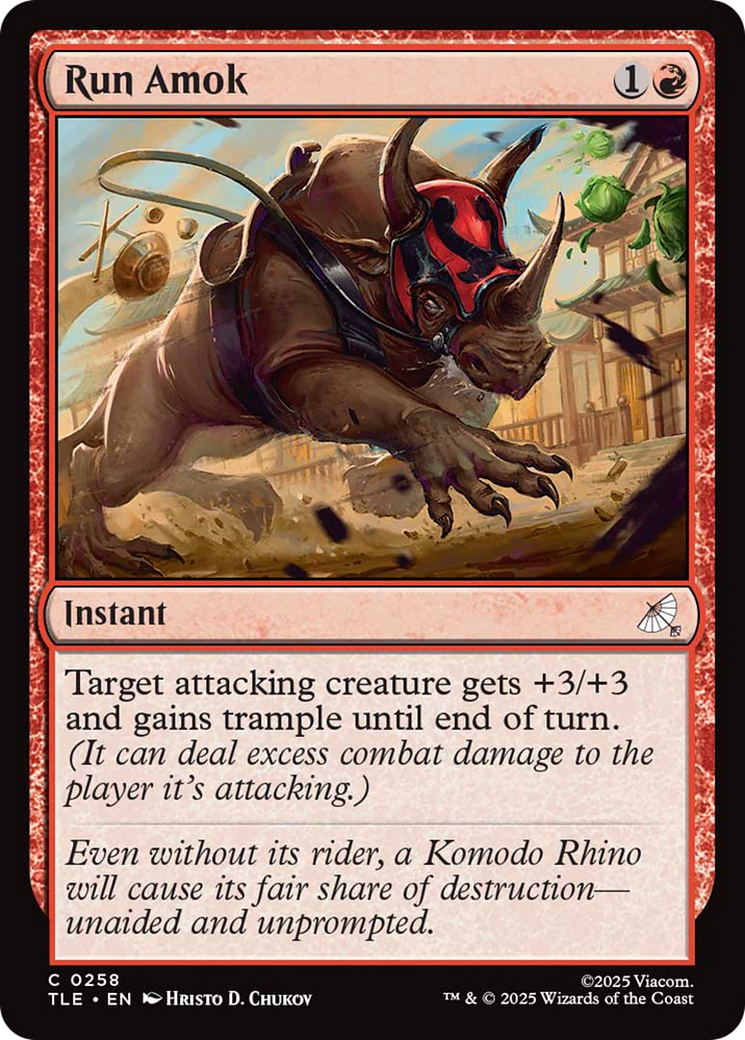 Run Amok - Common Instant card from Avatar: The Last Airbender Eternal