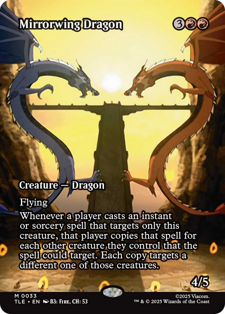 Mirrorwing Dragon - Mythic Creature — Dragon card from Avatar: The Last Airbender Eternal