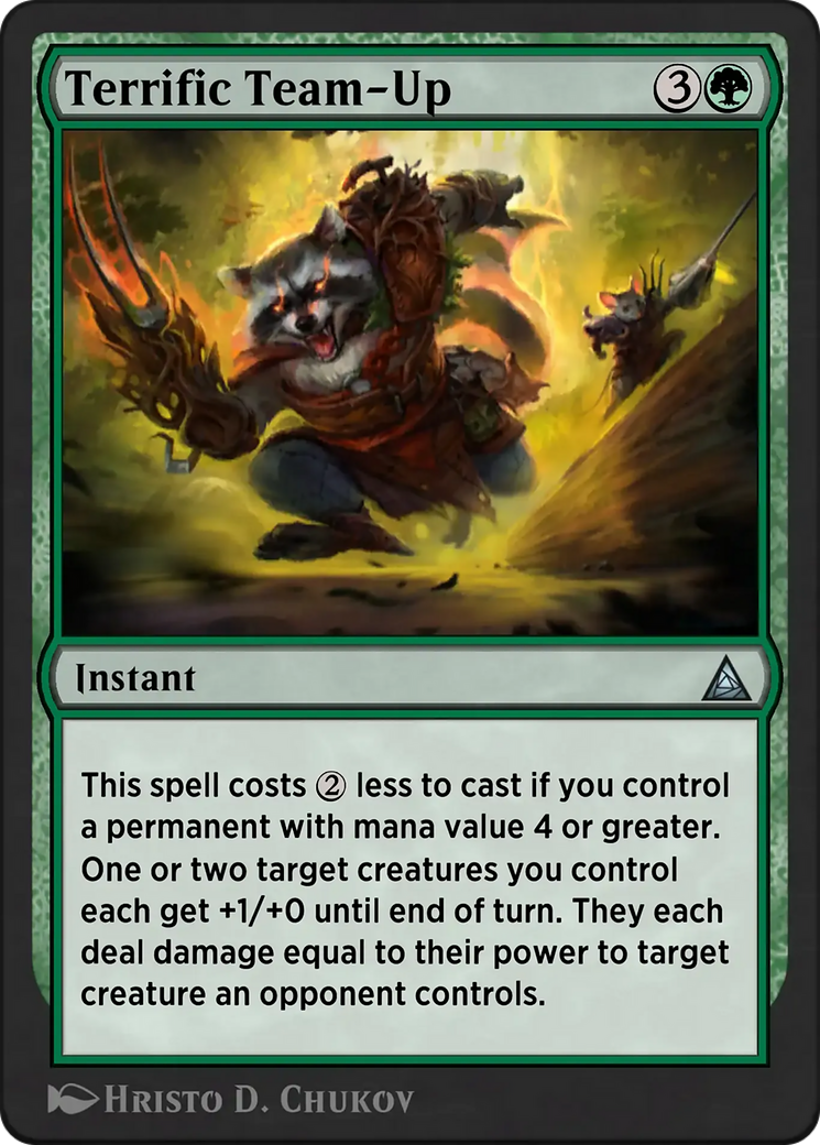 Terrific Team-Up - Uncommon Instant card from Through the Omenpaths