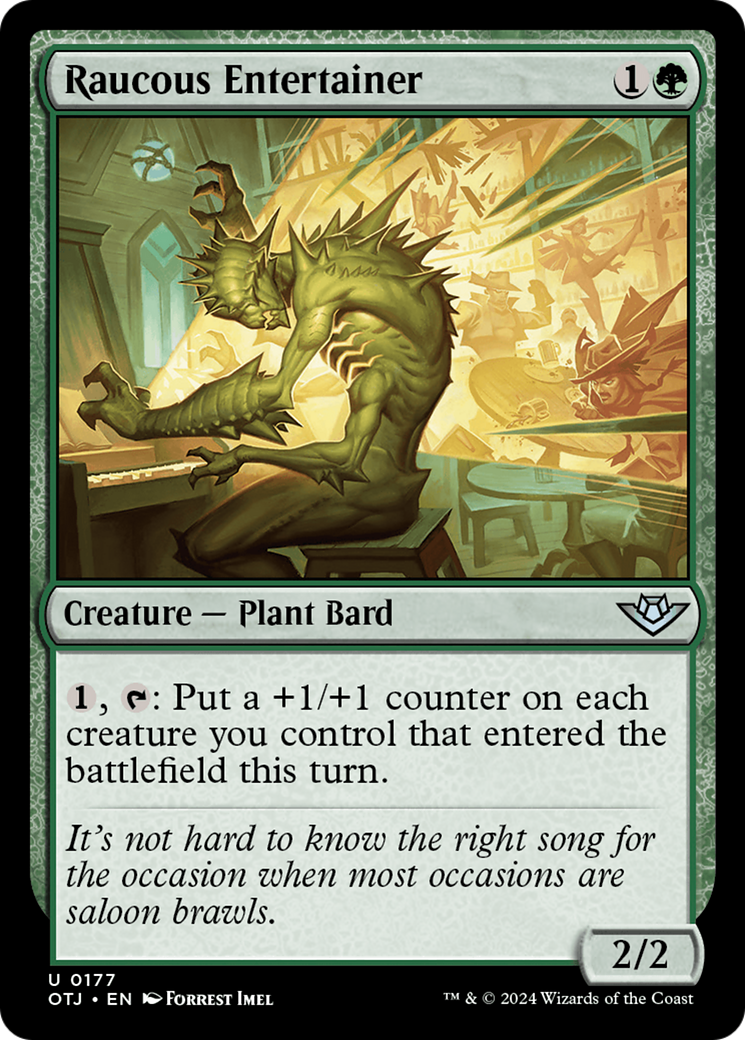 Image of card Raucous Entertainer