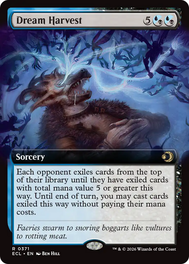 Dream Harvest - Rare Sorcery card from Lorwyn Eclipsed