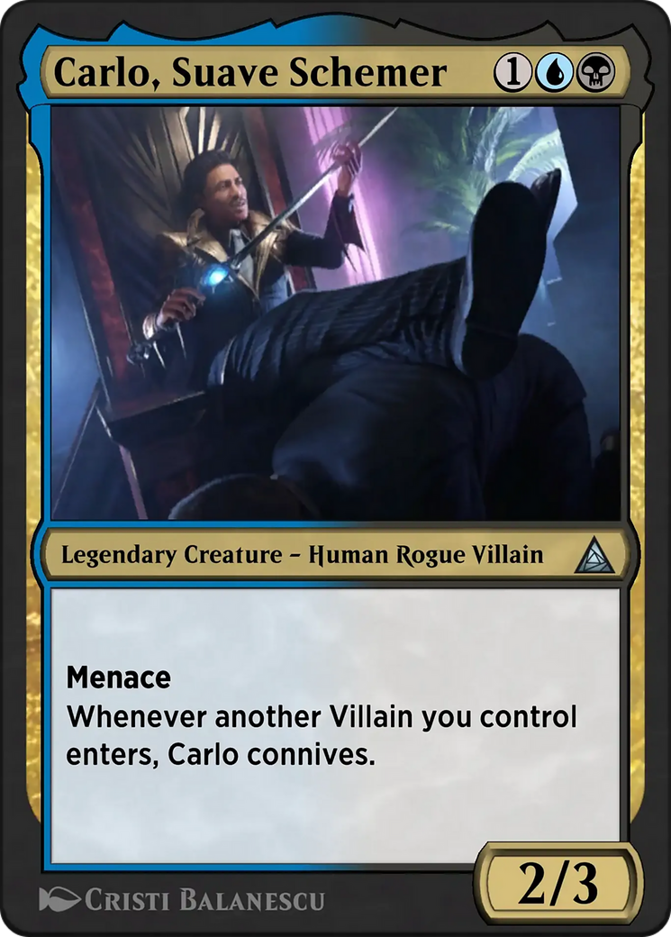 Prowler, Clawed Thief - Uncommon Legendary Creature — Human Rogue Villain card from Through the Omenpaths