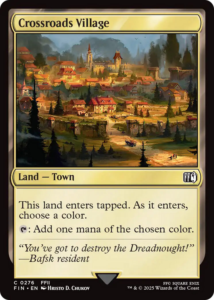 Crossroads Village - Common Land — Town card from Final Fantasy