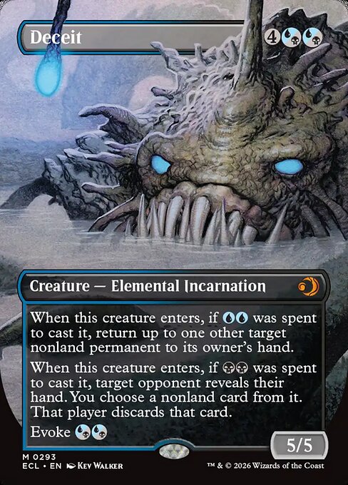Deceit - Mythic rare card from Lorwyn Eclipsed