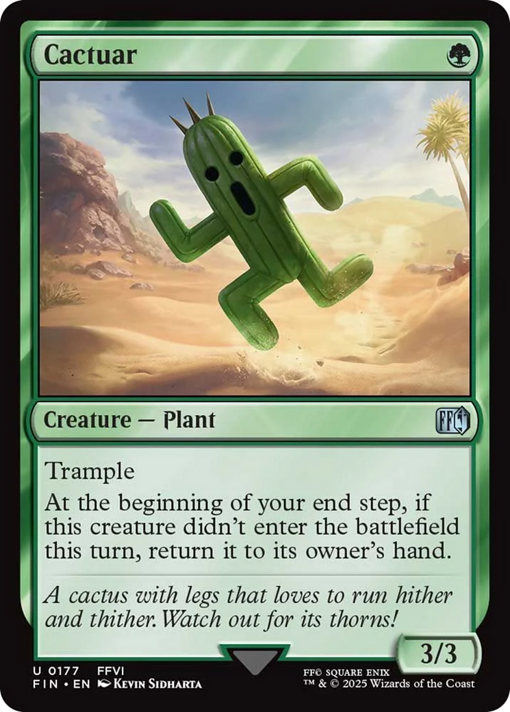 Cactuar - Uncommon Creature — Plant card from Final Fantasy