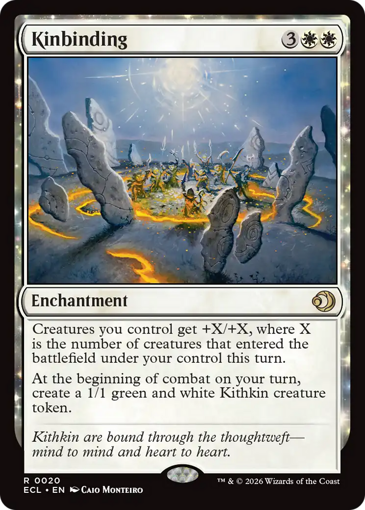 Kinbinding - Rare Enchantment card from Lorwyn Eclipsed
