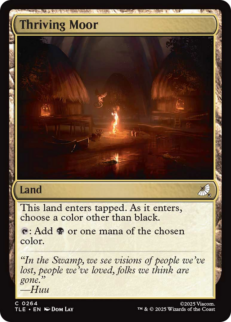 Thriving Moor - Common Land card from Avatar: The Last Airbender Eternal