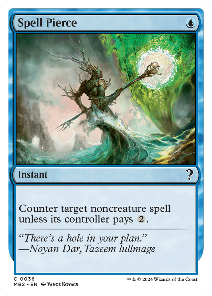 Spell Pierce - Common Instant card from Mystery Booster 2