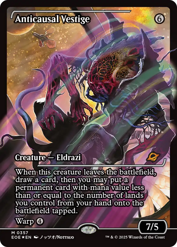 Anticausal Vestige - Mythic Creature — Eldrazi card from Edge of Eternities