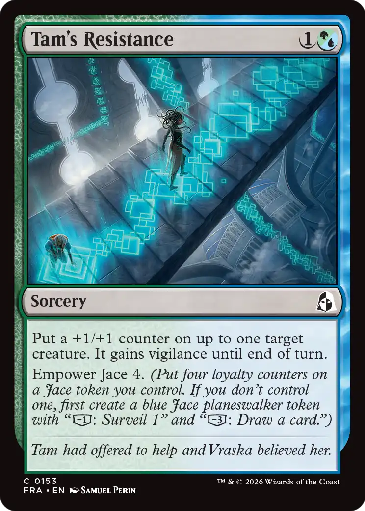 Tam's Resistance - Common Sorcery card from Reality Fracture