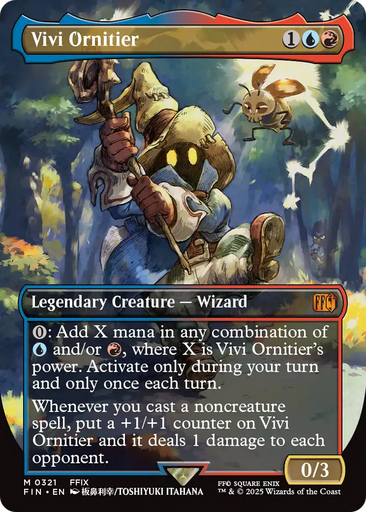 Vivi Ornitier - Mythic Legendary Creature — Wizard card from Final Fantasy