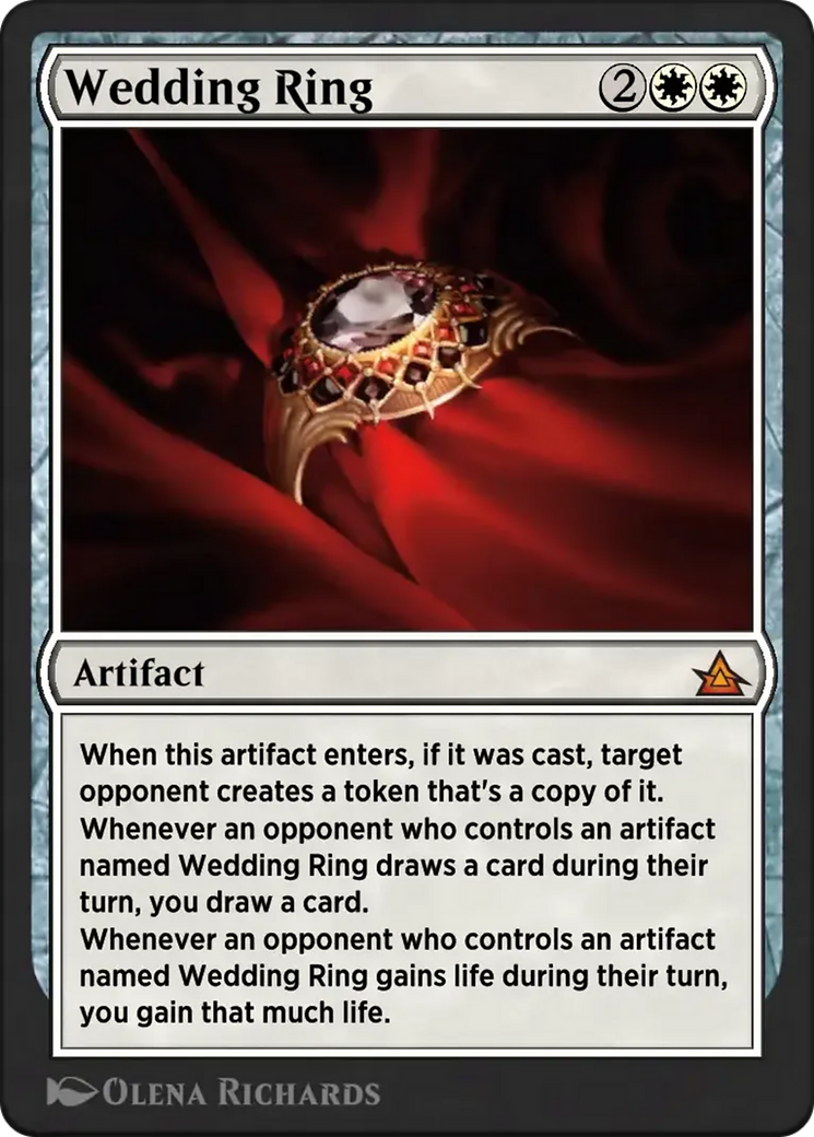 Wedding Ring - Mythic Artifact card from Through the Omenpaths Bonus Sheet
