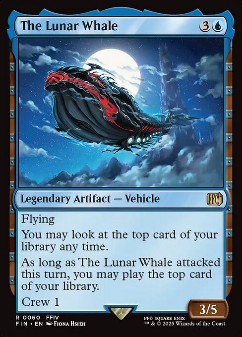 The Lunar Whale - Rare card from FIN