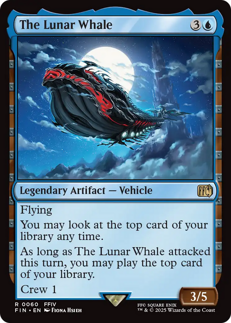 The Lunar Whale - Rare Legendary Artifact — Vehicle card from Final Fantasy
