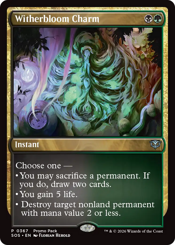 Witherbloom Charm - Uncommon Instant card from Secrets of Strixhaven