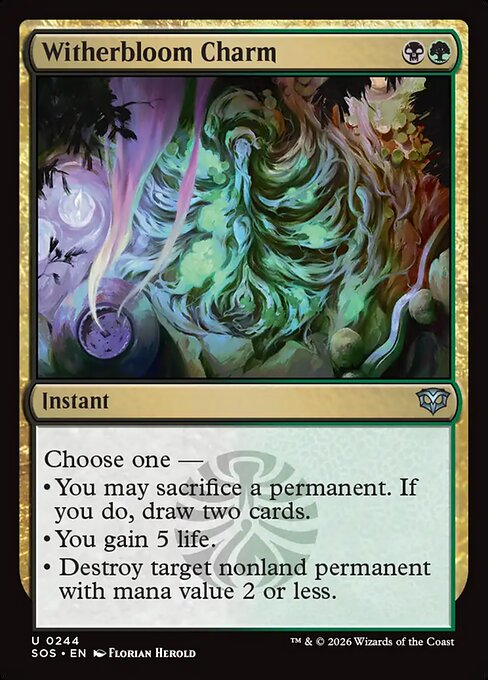 Witherbloom Charm