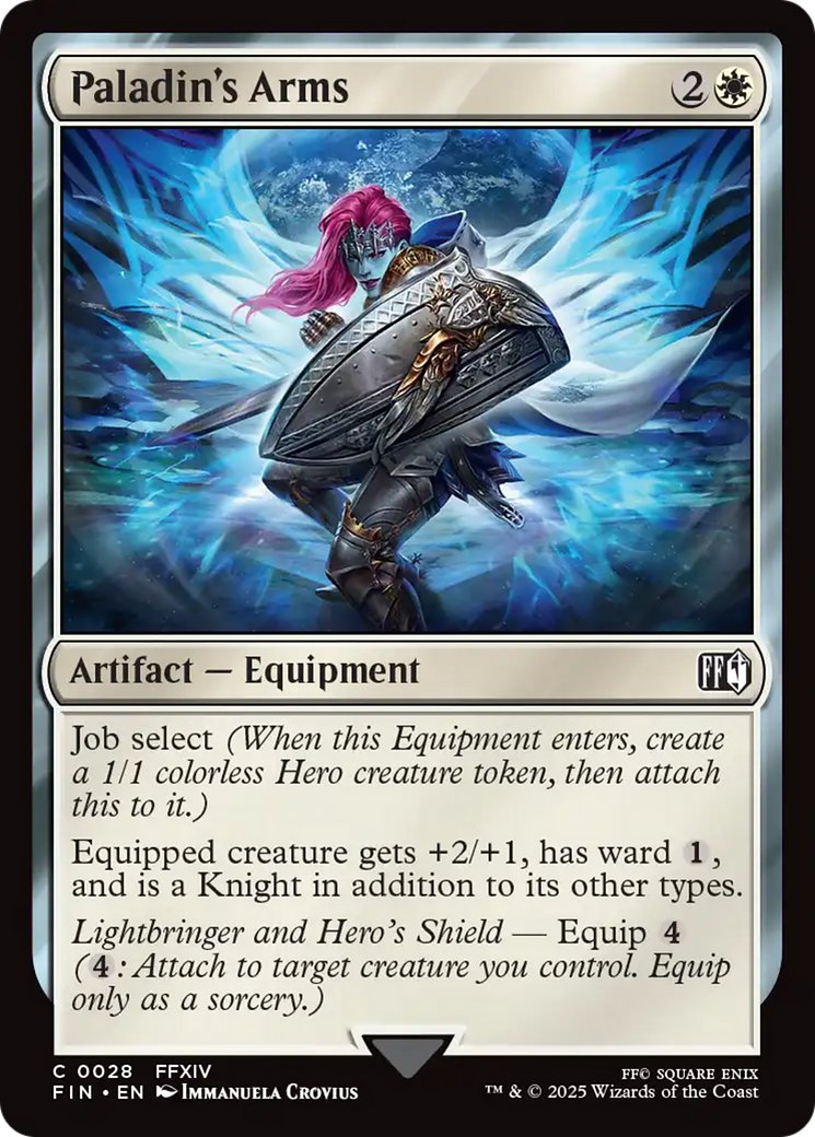 Paladin's Arms - Common Artifact — Equipment card from Final Fantasy