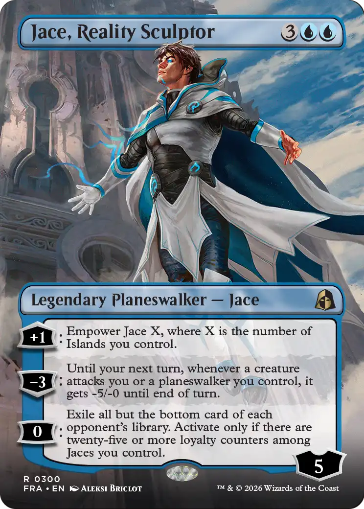 Jace, Reality Sculptor - Rare Legendary Planeswalker — Jace card from Reality Fracture