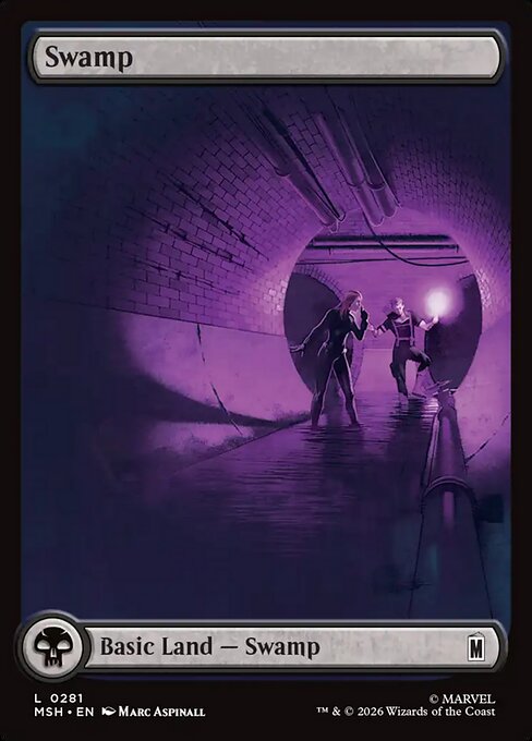Swamp - Common card from Marvel Super Heroes
